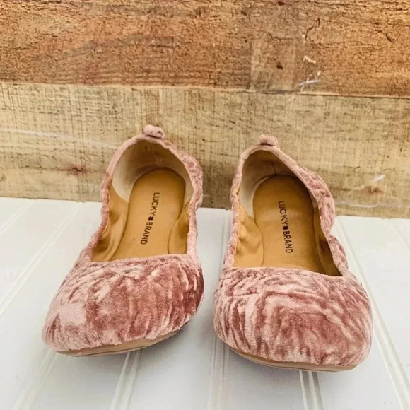 Lucky Brand Velvet Flats - Picture 3 of 6